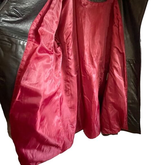 Pelle Studio~  Black Long Leather Jacket ~ Fully Lined ~ size XL~smooth leather - Picture 4 of 16